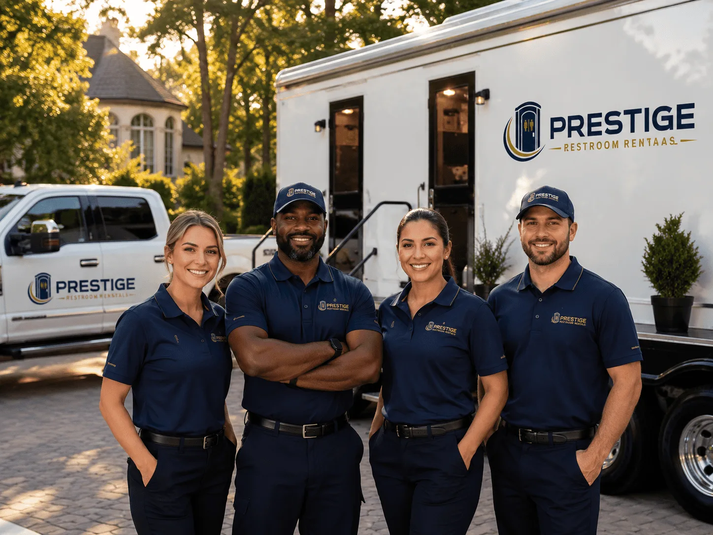Trusted Luxury Portable Restrooms company in Glynn, LA